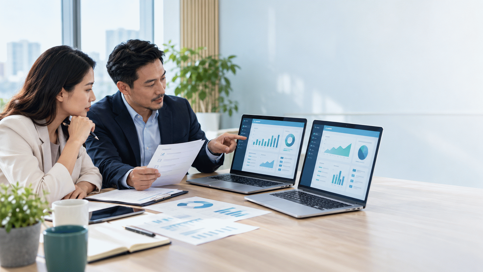 Tampilan dashboard software akuntansi Integratix