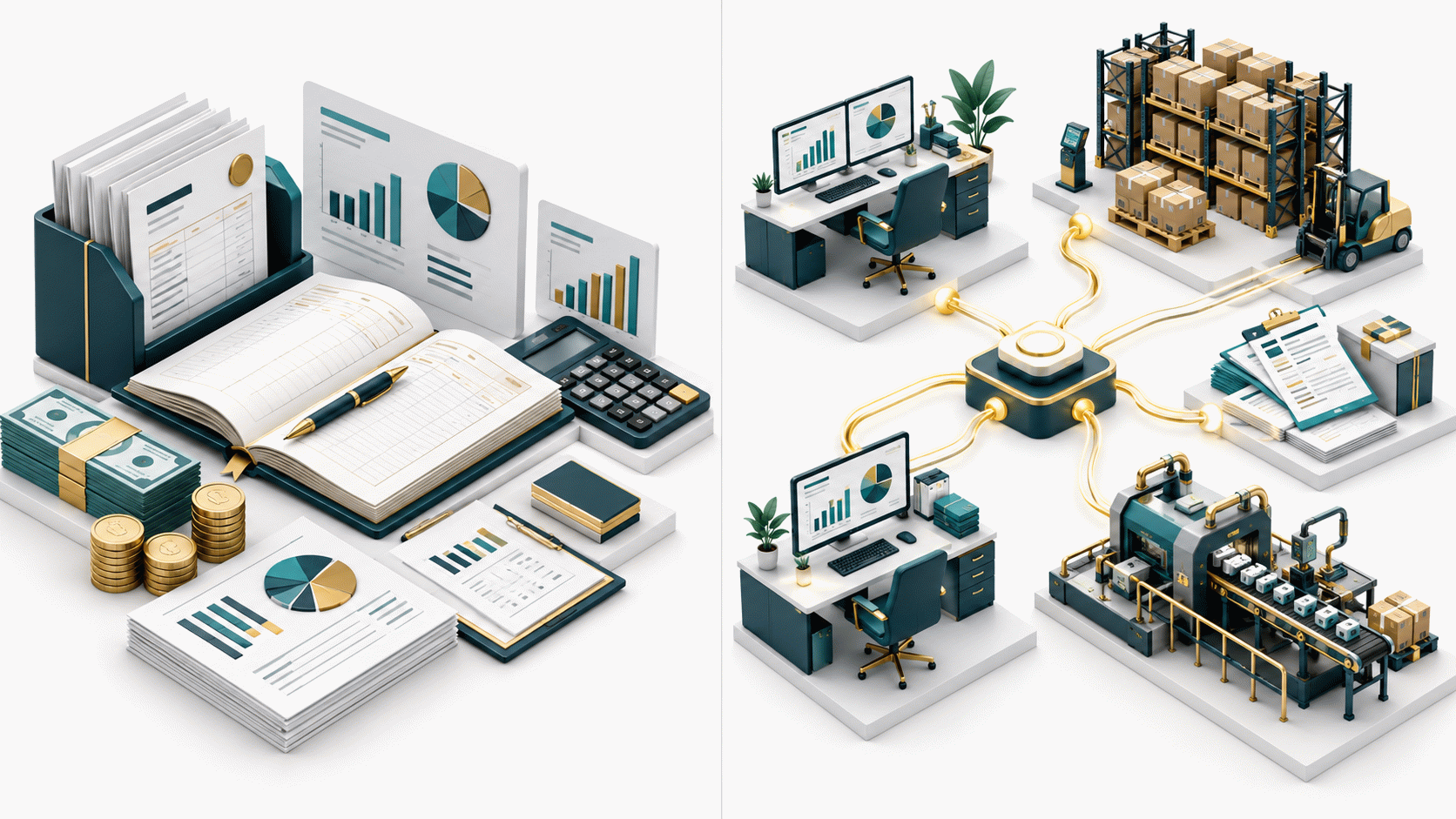 Dashboard ERP Integratix untuk data operasional dan keuangan